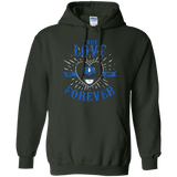 Sweatshirts Forest Green / Small True Love Forever Blue Pullover Hoodie