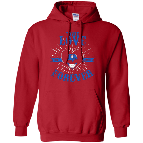 Sweatshirts Red / Small True Love Forever Blue Pullover Hoodie