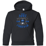 Sweatshirts Black / YS True Love Forever Blue Youth Hoodie