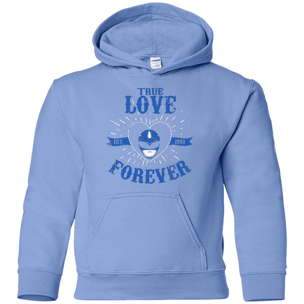 Sweatshirts Carolina Blue / YS True Love Forever Blue Youth Hoodie