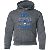 Sweatshirts Dark Heather / YS True Love Forever Blue Youth Hoodie