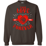 Sweatshirts Dark Chocolate / Small True Love Forever Dragon Crewneck Sweatshirt