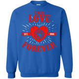 Sweatshirts Royal / Small True Love Forever Dragon Crewneck Sweatshirt