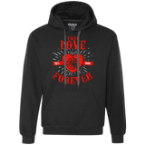 Sweatshirts Black / Small True Love Forever Dragon Premium Fleece Hoodie