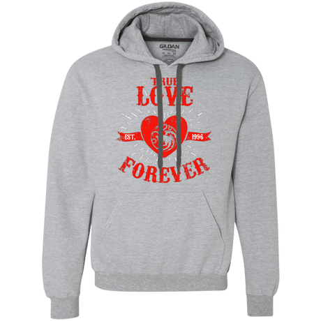 Sweatshirts Sport Grey / Small True Love Forever Dragon Premium Fleece Hoodie
