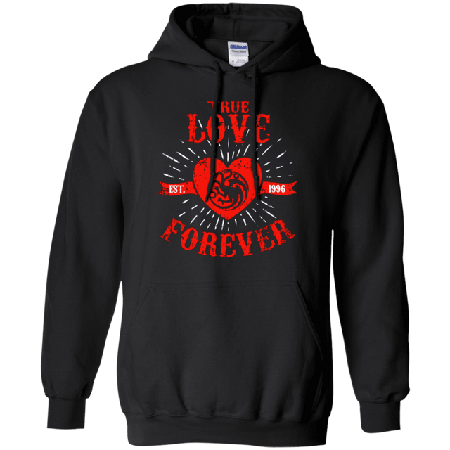 Sweatshirts Black / Small True Love Forever Dragon Pullover Hoodie