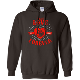 Sweatshirts Dark Chocolate / Small True Love Forever Dragon Pullover Hoodie
