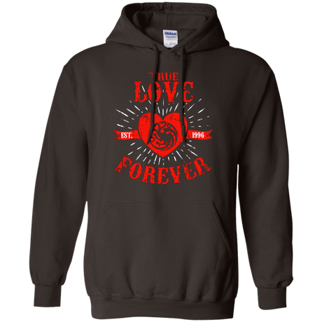 Sweatshirts Dark Chocolate / Small True Love Forever Dragon Pullover Hoodie