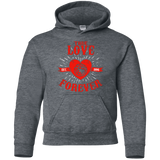 Sweatshirts Dark Heather / YS True Love Forever Dragon Youth Hoodie