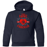 Sweatshirts Navy / YS True Love Forever Dragon Youth Hoodie
