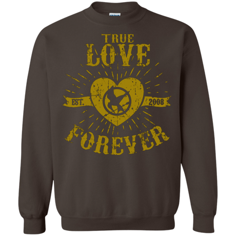 Sweatshirts Dark Chocolate / Small True Love Forever Games Crewneck Sweatshirt