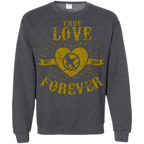 Sweatshirts Dark Heather / Small True Love Forever Games Crewneck Sweatshirt