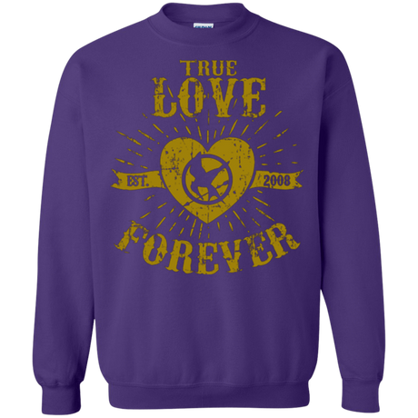 Sweatshirts Purple / Small True Love Forever Games Crewneck Sweatshirt
