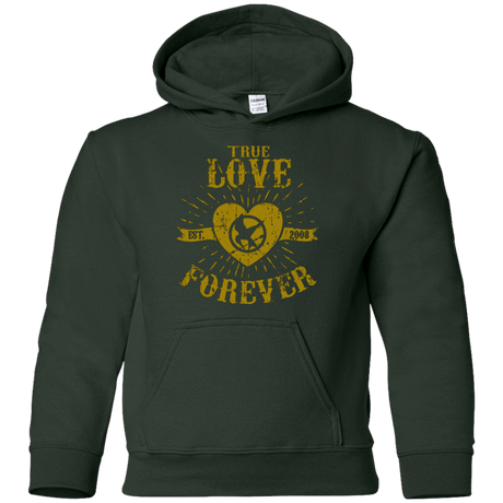 Sweatshirts Forest Green / YS True Love Forever Games Youth Hoodie