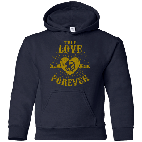 Sweatshirts Navy / YS True Love Forever Games Youth Hoodie