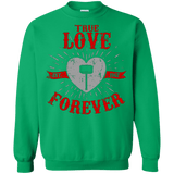 Sweatshirts Irish Green / Small True Love Forever God Thunder Crewneck Sweatshirt