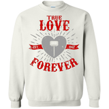 Sweatshirts White / Small True Love Forever God Thunder Crewneck Sweatshirt