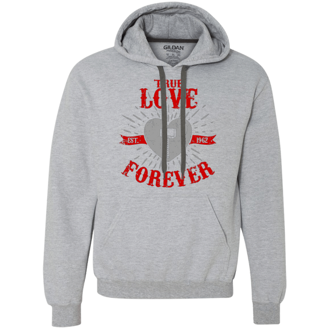 Sweatshirts Sport Grey / Small True Love Forever God Thunder Premium Fleece Hoodie