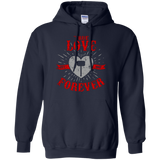 Sweatshirts Navy / Small True Love Forever God Thunder Pullover Hoodie