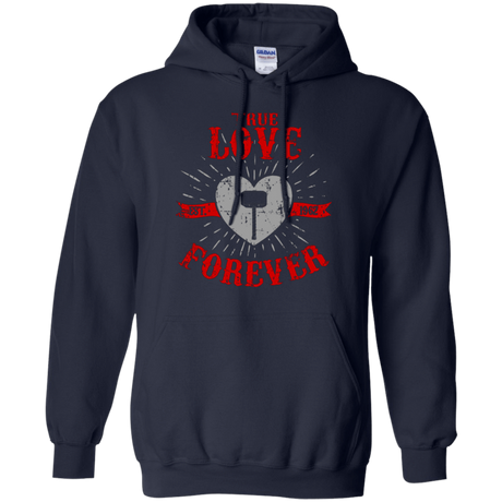Sweatshirts Navy / Small True Love Forever God Thunder Pullover Hoodie