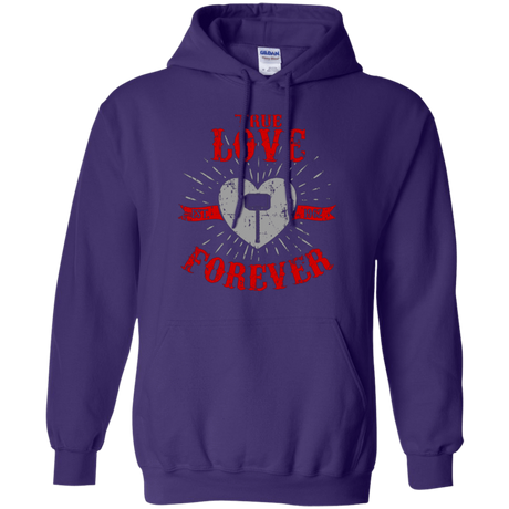 Sweatshirts Purple / Small True Love Forever God Thunder Pullover Hoodie