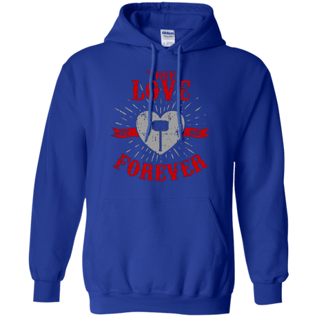 Sweatshirts Royal / Small True Love Forever God Thunder Pullover Hoodie