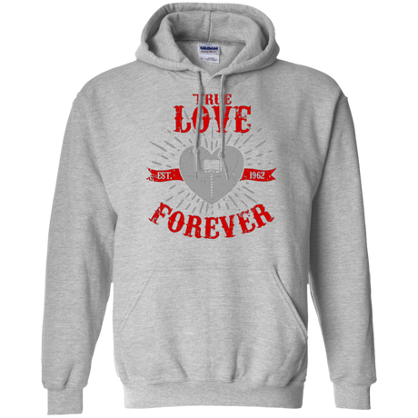 Sweatshirts Sport Grey / Small True Love Forever God Thunder Pullover Hoodie