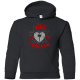 Sweatshirts Black / YS True Love Forever God Thunder Youth Hoodie