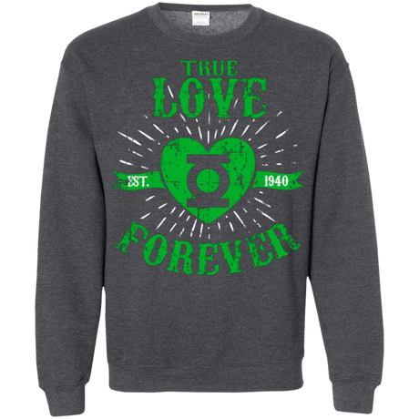 Sweatshirts Dark Heather / Small True Love Forever Lantern Crewneck Sweatshirt
