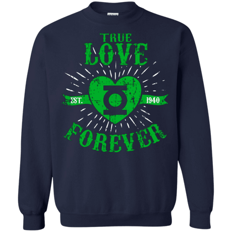 Sweatshirts Navy / Small True Love Forever Lantern Crewneck Sweatshirt