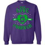 Sweatshirts Purple / Small True Love Forever Lantern Crewneck Sweatshirt