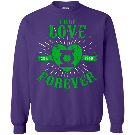 Sweatshirts Purple / Small True Love Forever Lantern Crewneck Sweatshirt