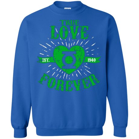 Sweatshirts Royal / Small True Love Forever Lantern Crewneck Sweatshirt