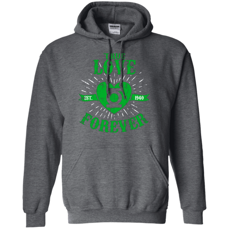 Sweatshirts Dark Heather / Small True Love Forever Lantern Pullover Hoodie