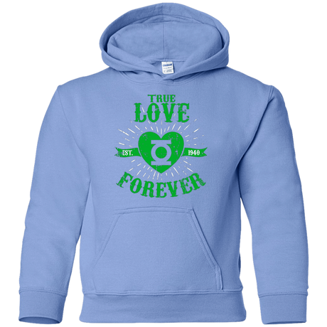 Sweatshirts Carolina Blue / YS True Love Forever Lantern Youth Hoodie