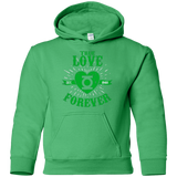 Sweatshirts Irish Green / YS True Love Forever Lantern Youth Hoodie