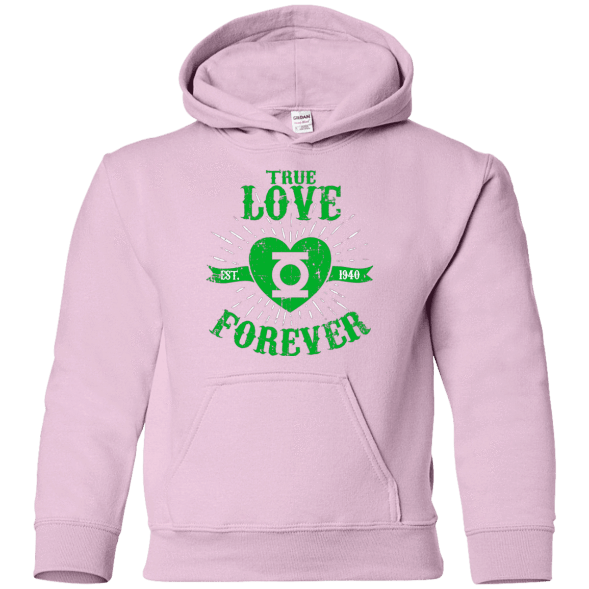 Sweatshirts Light Pink / YS True Love Forever Lantern Youth Hoodie
