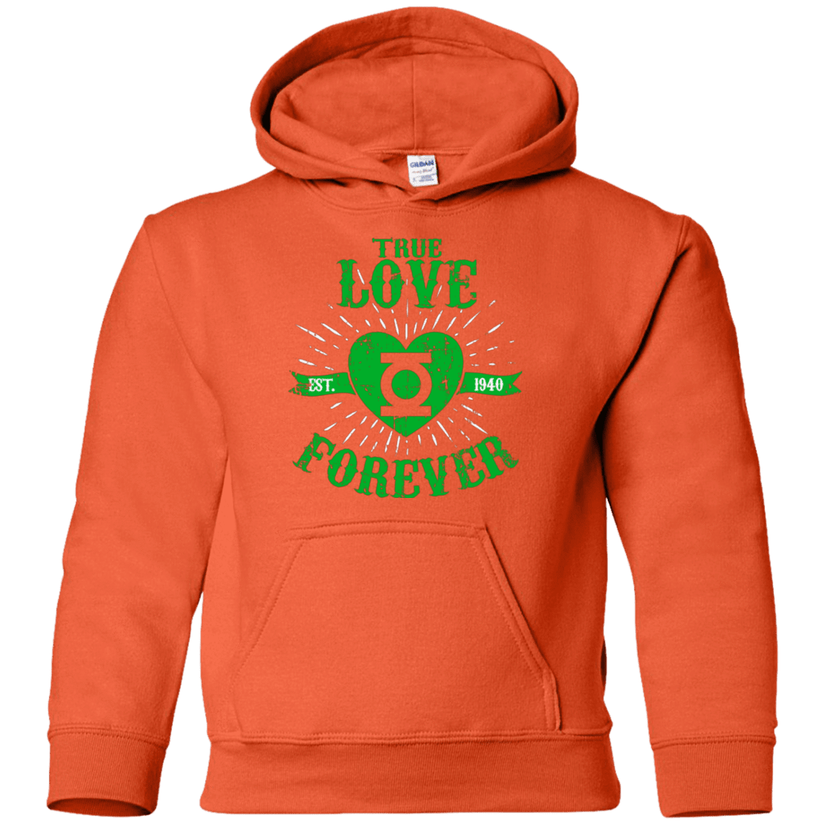 Sweatshirts Orange / YS True Love Forever Lantern Youth Hoodie