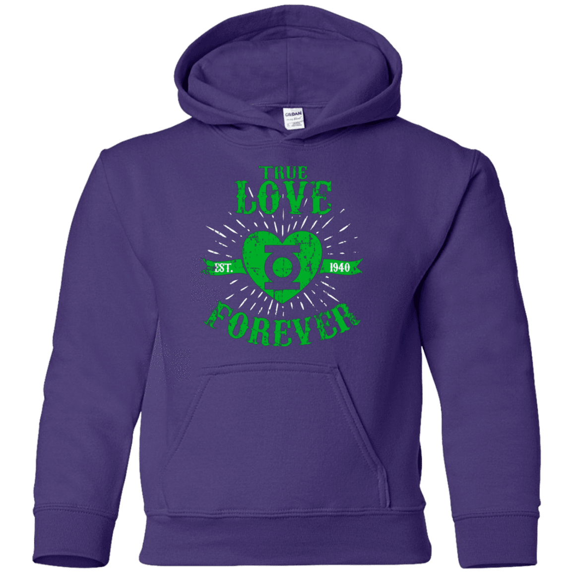 Sweatshirts Purple / YS True Love Forever Lantern Youth Hoodie