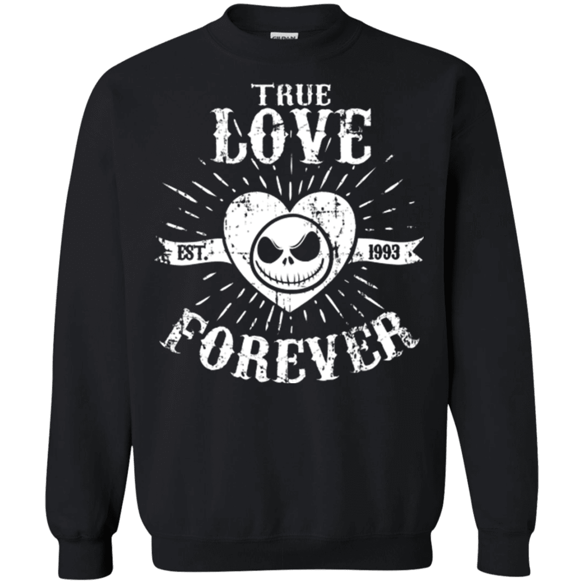Sweatshirts Black / Small True Love Forever Nightmare Crewneck Sweatshirt