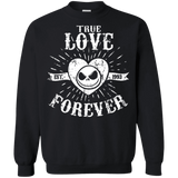 Sweatshirts Black / Small True Love Forever Nightmare Crewneck Sweatshirt