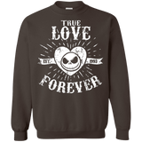 Sweatshirts Dark Chocolate / Small True Love Forever Nightmare Crewneck Sweatshirt