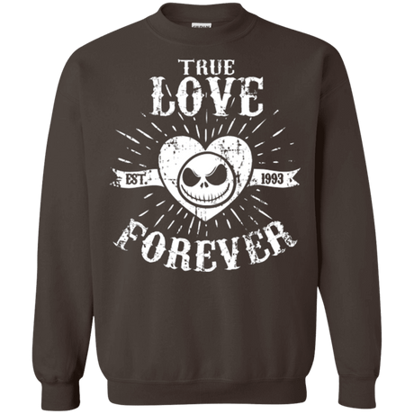 Sweatshirts Dark Chocolate / Small True Love Forever Nightmare Crewneck Sweatshirt