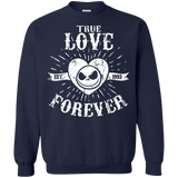 Sweatshirts Navy / Small True Love Forever Nightmare Crewneck Sweatshirt