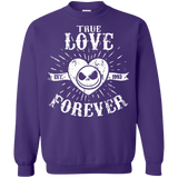 Sweatshirts Purple / Small True Love Forever Nightmare Crewneck Sweatshirt