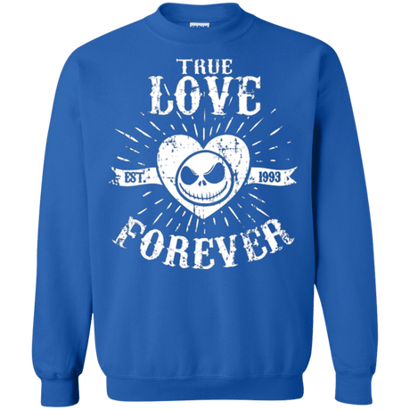 Sweatshirts Royal / Small True Love Forever Nightmare Crewneck Sweatshirt