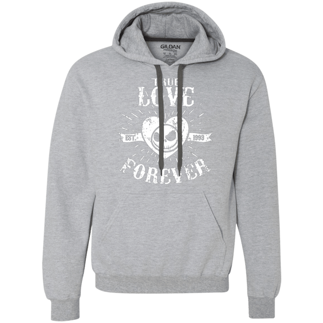 Sweatshirts Sport Grey / Small True Love Forever Nightmare Premium Fleece Hoodie