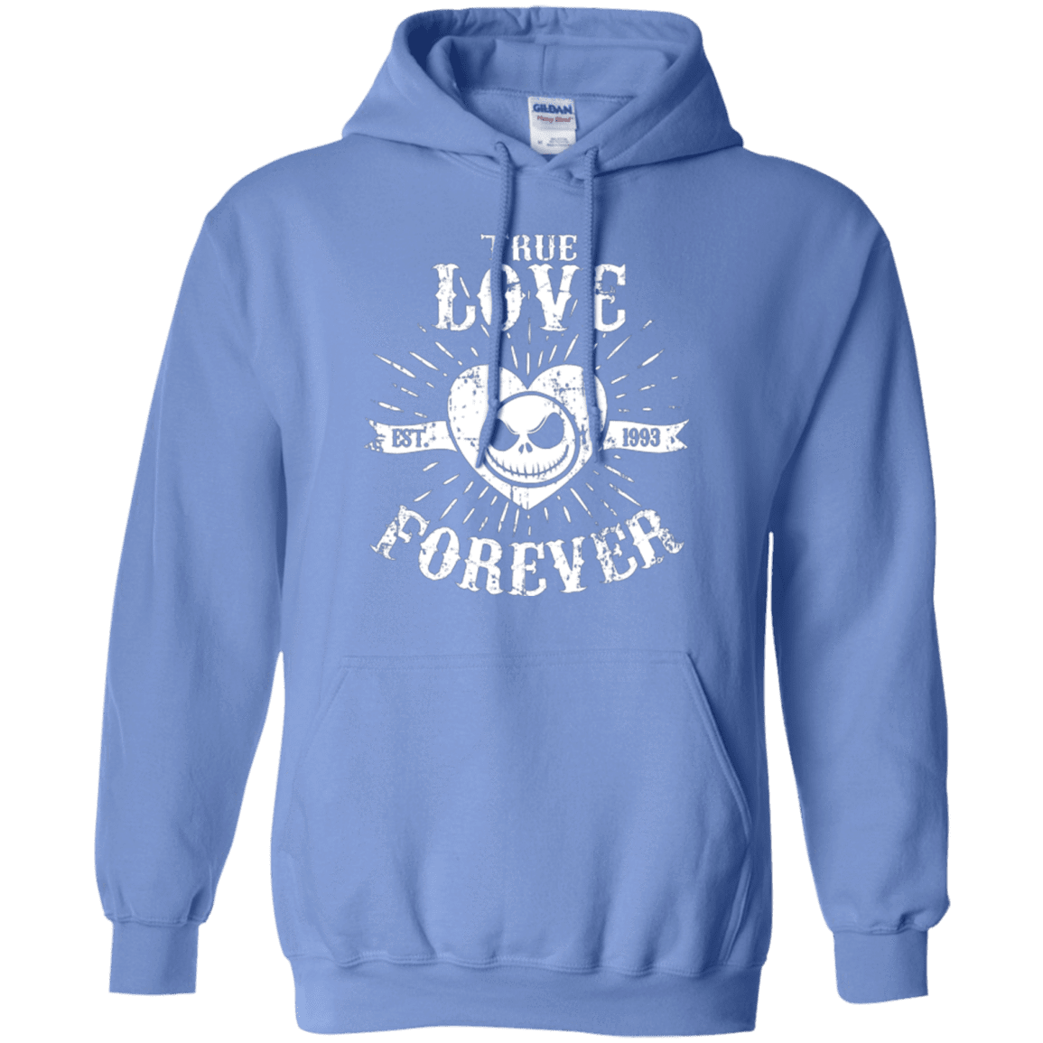 Sweatshirts Carolina Blue / Small True Love Forever Nightmare Pullover Hoodie