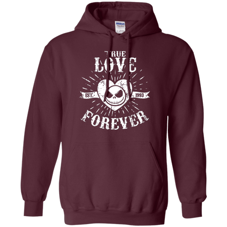 Sweatshirts Maroon / Small True Love Forever Nightmare Pullover Hoodie