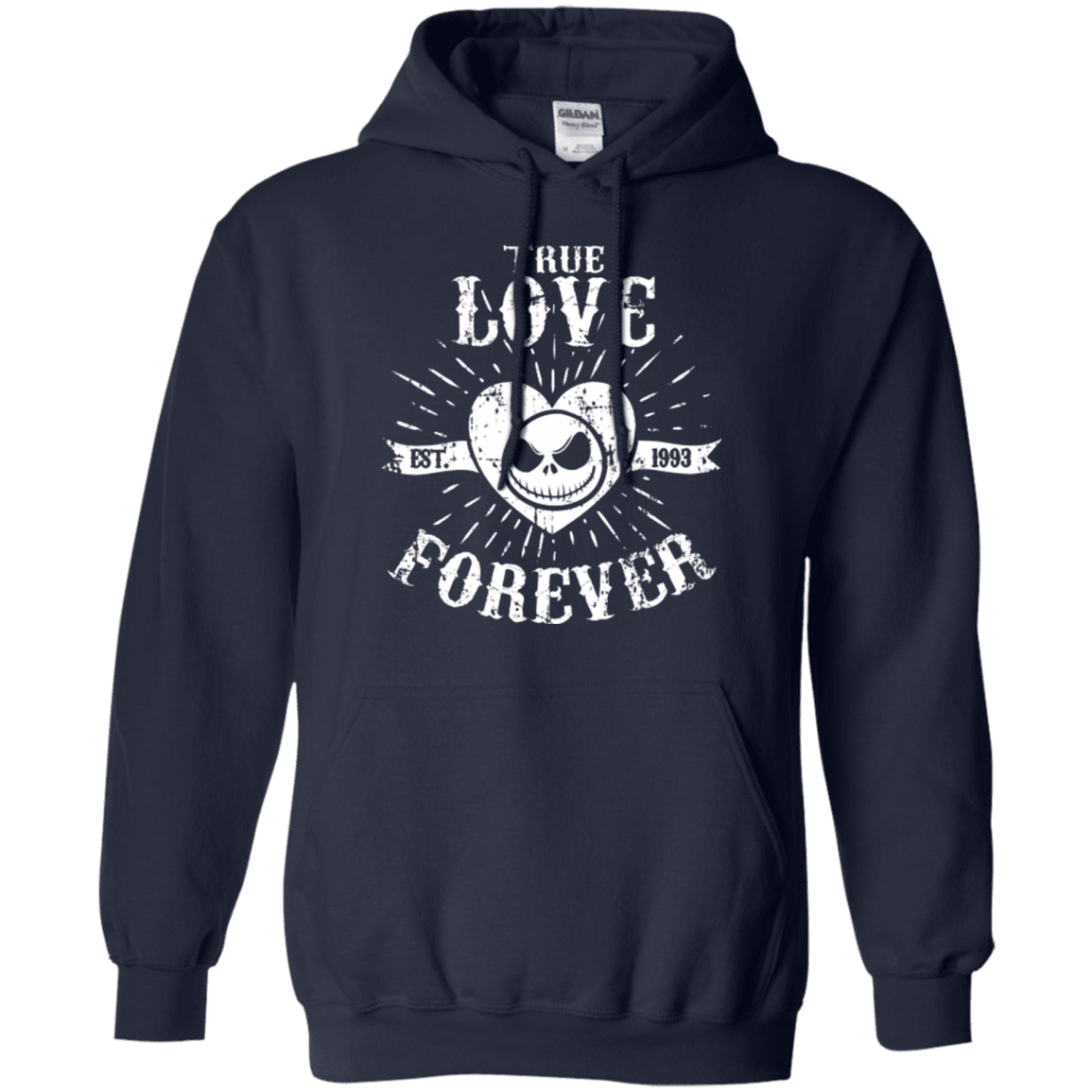 Sweatshirts Navy / Small True Love Forever Nightmare Pullover Hoodie